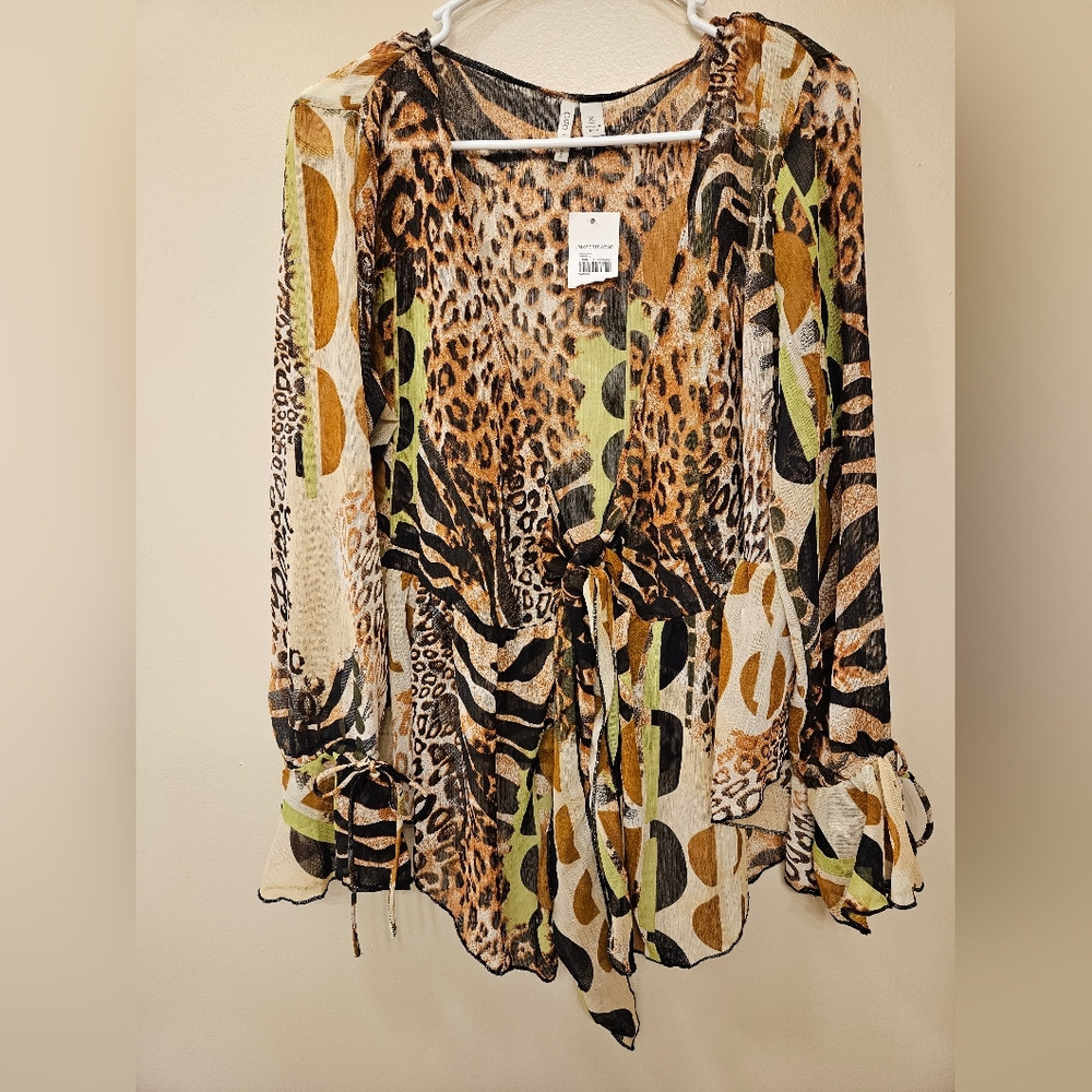 Animal Print Women's Top
